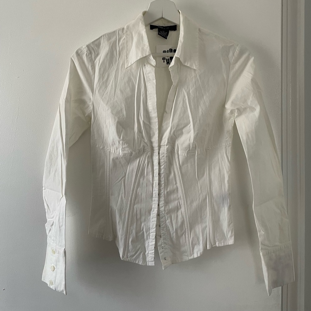 Gorgeous vintage 90s corset blazer top